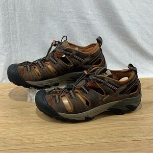 KEEN Men’s Size 12 M Arroyo II Hiking Sandals Black Brown